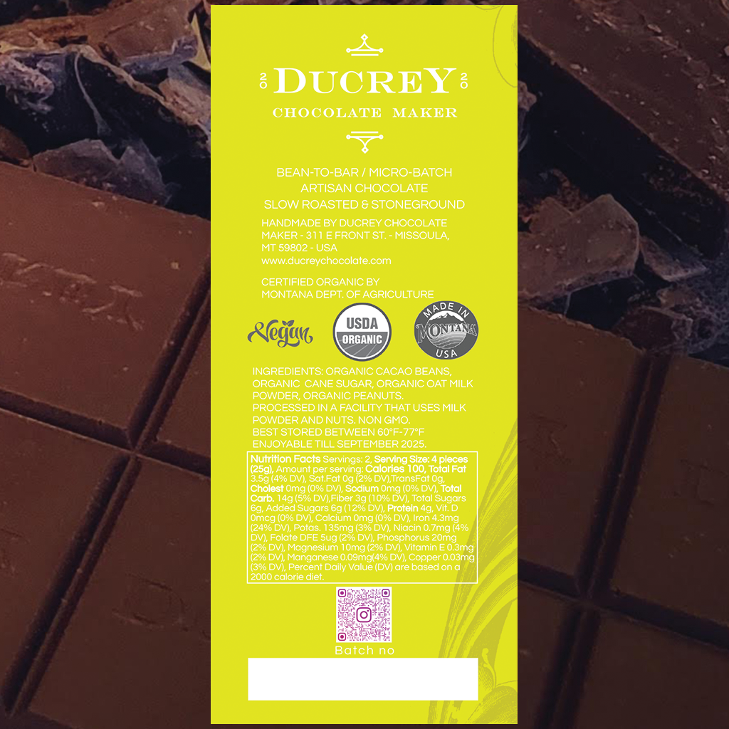 Oat Milk Chocolate with Peanuts