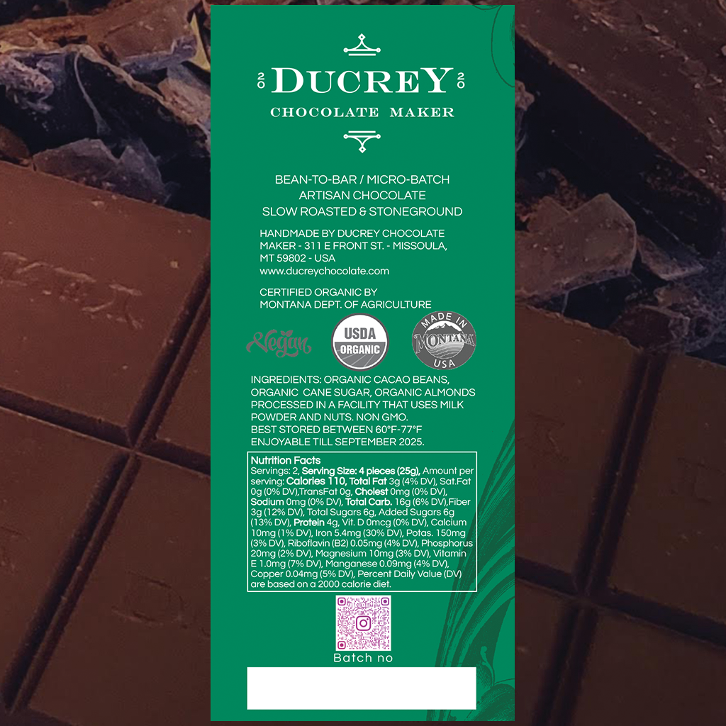 Dark Chocolate with Almonds